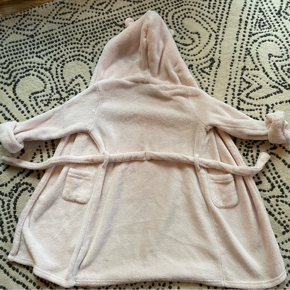 GAP Toddler Fuzzy Bathrobe, light pink, size 5 - Picture 3 of 5